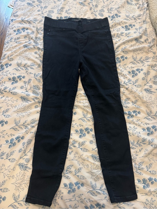 Liverpool Denim - Liverpool Women's Black Skinny Jeans - Stretch Ponte Waist